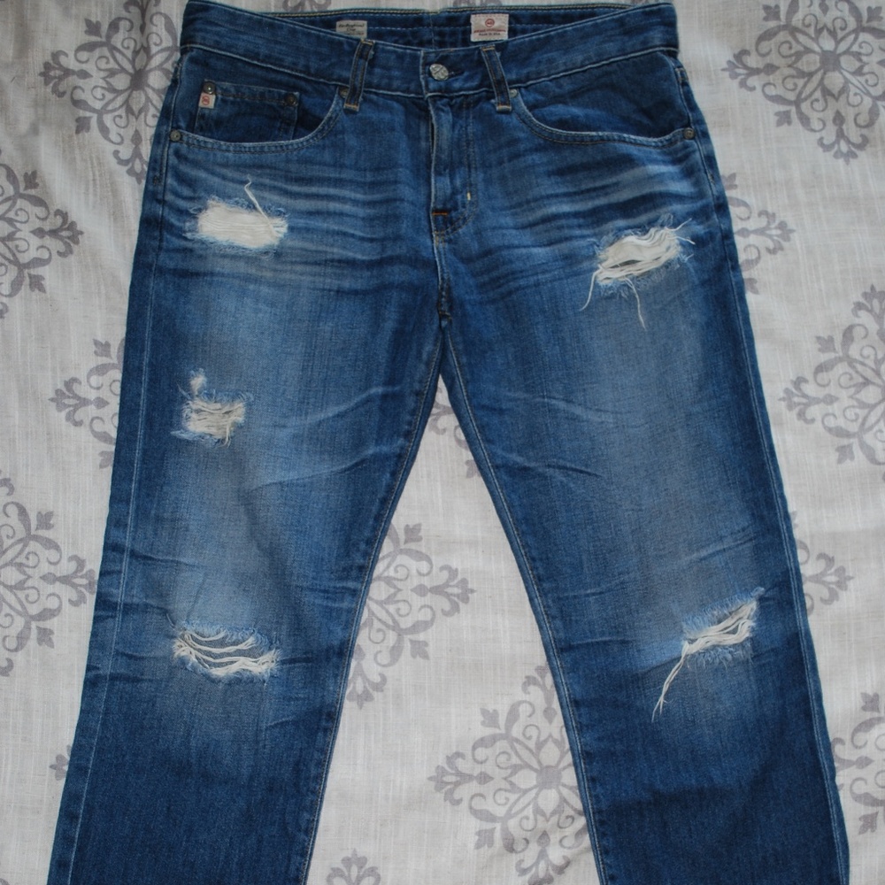 Adriano Goldschmied ex boyfriend crop jeans
